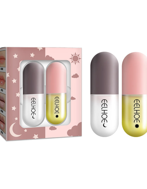 Load image into Gallery viewer, Day And Night Lip Moisturizing Capsule, Hydrates Increases Lip Elasticity And Volumizes Lip Duller Lip Plump Lip Liquid
