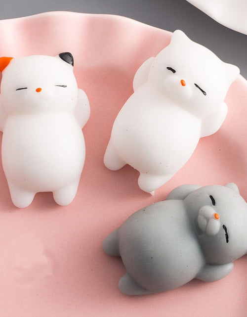 Load image into Gallery viewer, Squishy Soft Cute Cat Wipes Antistress Boot Ball Decompression Sticky Eliminate Pets Fun Stress Squishies Squeeze Friet Kit Toys
