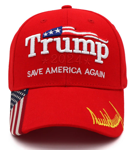 American advertising hats men's and women's baseball caps cotton embroidered hats Trump hats