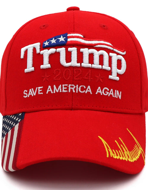 Load image into Gallery viewer, American advertising hats men's and women's baseball caps cotton embroidered hats Trump hats
