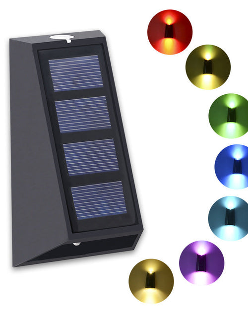 Load image into Gallery viewer, Solar Wall Light Up and Down Lighting Light Solar Outdoor Wall Washing Light Fence Light Solar Garden Light
