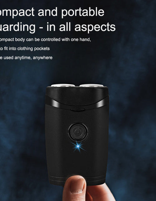 Load image into Gallery viewer, Portable men's dual head electric shaver shaver shaving device
