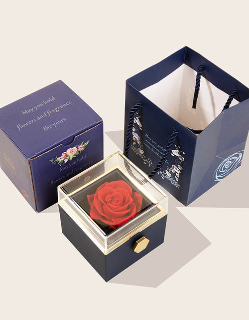 Load image into Gallery viewer, 360° Flip Rose Gift Box Necklace Ring Gift Box For Women Girlfriend 2024 Hot Best Valentine Mother Day Birthday Gift Decoration
