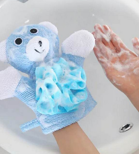 2 Pcs Cute Children Baby Shower Bathing Bath Towel 5 Colors Animals Style Shower Wash Cloth Towels