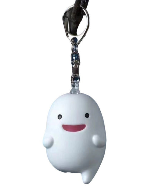Load image into Gallery viewer, What kind of life do you want to live? Anime peripherals, wow wow, Miyazaki Hayao series keychain pendant
