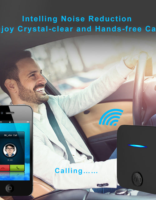 Load image into Gallery viewer, Bluetooth audio receiver transmitter adapter, MIC 2-in-1 car speaker
