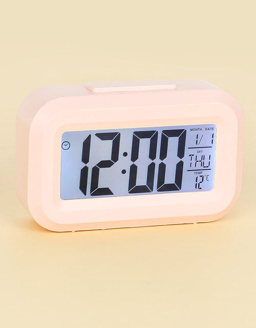 Load image into Gallery viewer, Household Digital LED Alarm Clock – Battery-Powered, Multi-Functional for Bedroom Bedside &amp; Room Table, Ideal Home Decor

