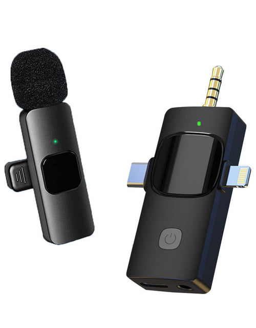 Load image into Gallery viewer, Wireless lavalier microphone for live streaming recording, Little Bee speaker, computer camera for recording, microphone for live streaming, machine
