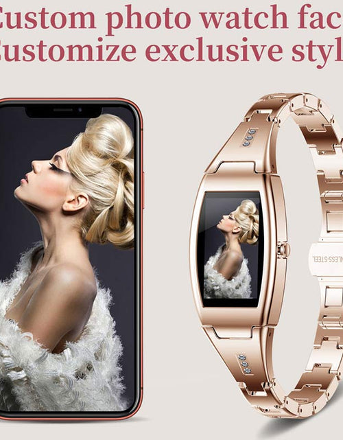 Load image into Gallery viewer, MK26 Smart Watch Women Girls Heart Rate Monitor Lady Smartwatch
