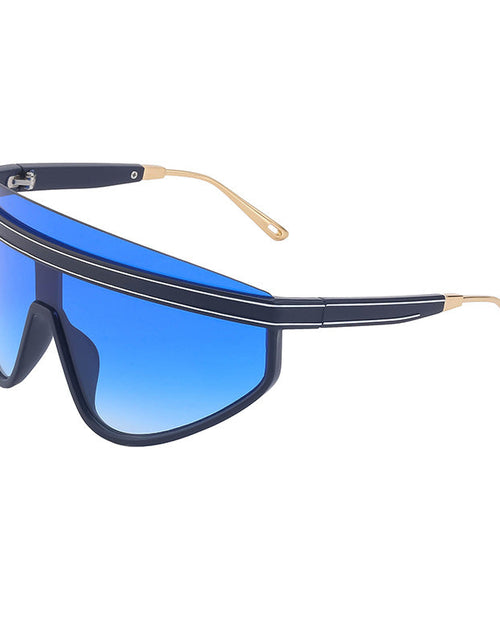 Load image into Gallery viewer, Personalized Large Frame One-Piece Lens Sunscreen Sunglasses For Women High Sense Windproof Ins Sunglasses
