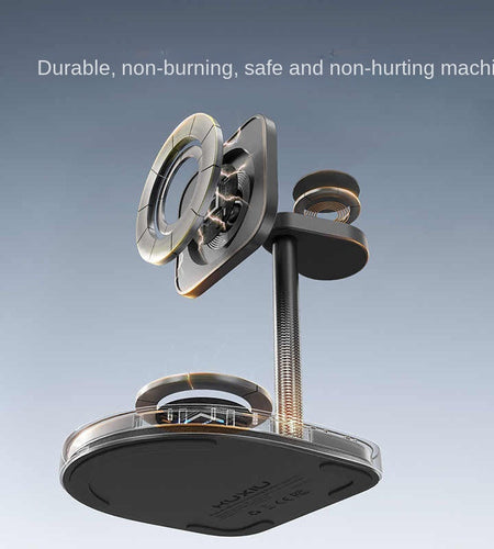 KUXIU X85 3-in-1 Basketball Magnetic Wireless Charger Compatible with Apple Family Bucket, Giving Boyfriend a Good Item
