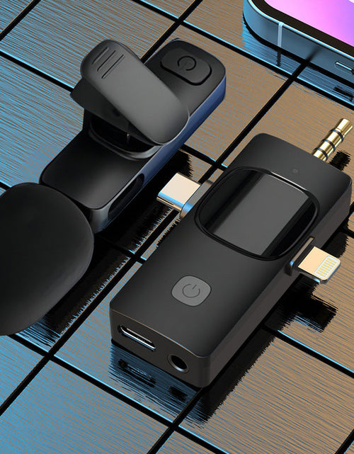 Load image into Gallery viewer, Wireless lavalier microphone for live streaming recording, Little Bee speaker, computer camera for recording, microphone for live streaming, machine
