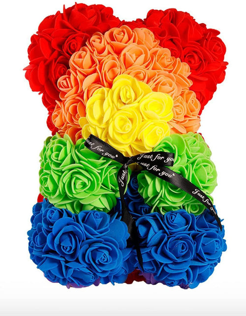 Load image into Gallery viewer, Mother's Day Gift 25cm Foam Flower Bear PE Rose Flower Bear PVC Gift Box Valentine's Day Cross-border Bestseller
