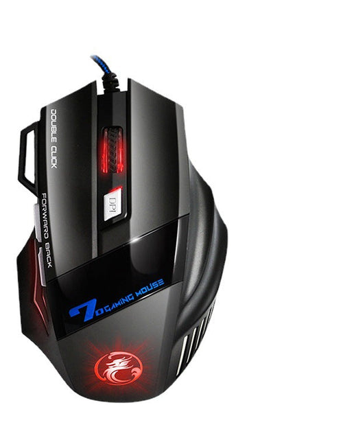 Load image into Gallery viewer, Wired gaming keyboard floating keycap rainbow backlit keyboard and mouse set AN-300
