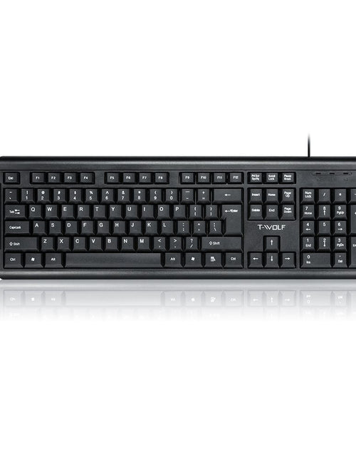 Load image into Gallery viewer, Lei Lang T15 wired USB keyboard laptop for office, home, and business use
