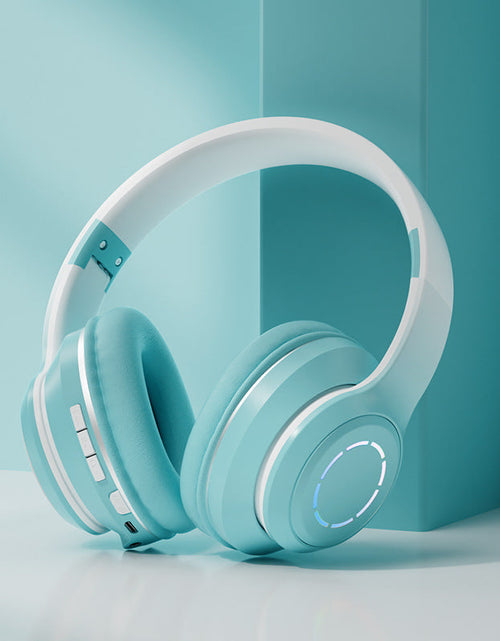 Load image into Gallery viewer, Gradient Bluetooth Earphones Head Mounted Phone Earphones Foldable Earphones
