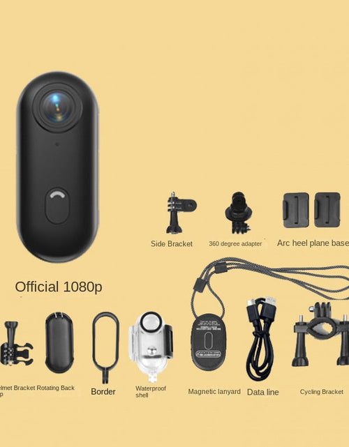 Load image into Gallery viewer, Thumb Bike Camera Magnetic Back Clip Sports Camera Thumb Recorder Pet
