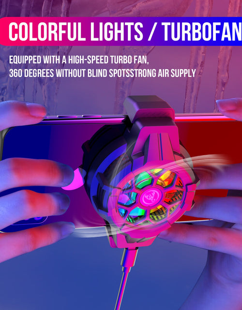 Load image into Gallery viewer, Extreme Wind Cooling Semiconductor Heat Dissipation Gaming Phone Original Heat Dissipation Clip Game Back Cooling
