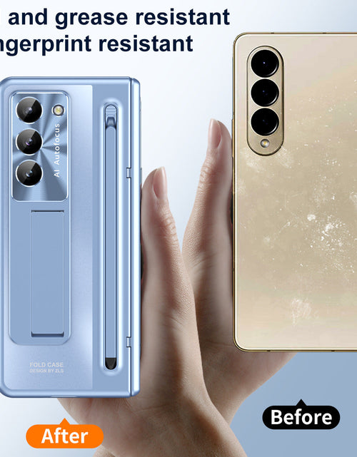 Load image into Gallery viewer, Suitable for Samsung Galaxy Z Fold6 mobile phone case shell film integrated bracket with stylus Z Fold5 anti-fall
