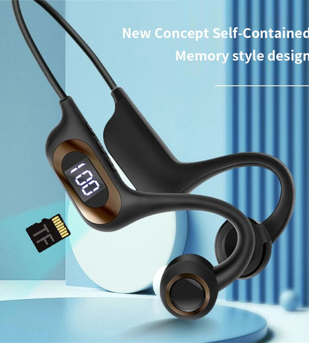 AKZ-G3 Bone Conduction Second Generation Air Conduction Earphones Wireless Bluetooth Earphones Sports Running