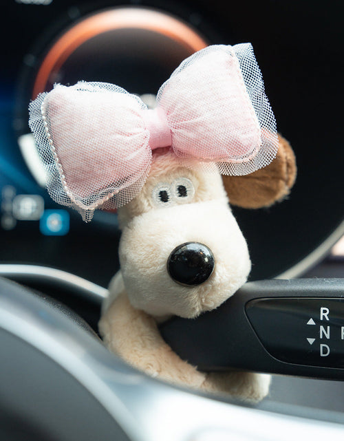 Load image into Gallery viewer, Car small ornaments cute head dog plush doll sentimental car interior decoration supplies
