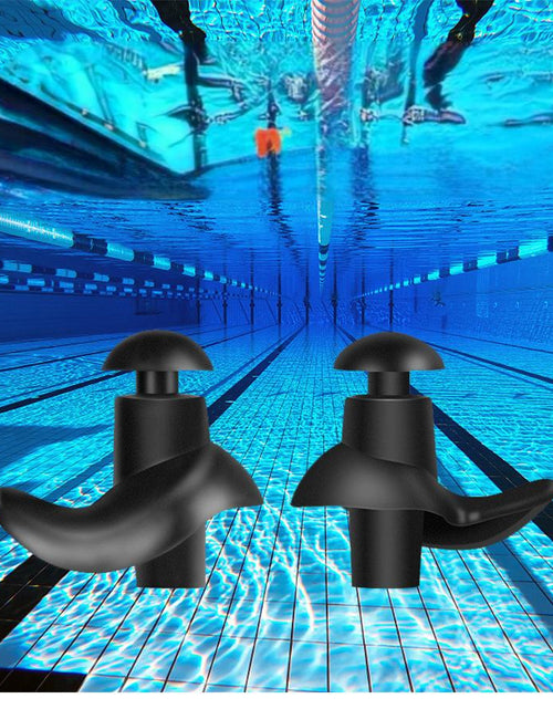 Load image into Gallery viewer, Silicone waterproof earplugs for professional swimming earplugs
