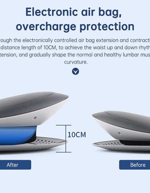 Load image into Gallery viewer, Waist Massager Lumbar Traction Inflatable Hot Compress Back Cervical Stretcher Massage Air Pressure Reduce Relief Pain
