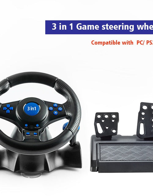 Load image into Gallery viewer, Suitable for Switch/Xbox One/360/PS4/PS2/PS3/PC racing games 7-in-1 steering wheel
