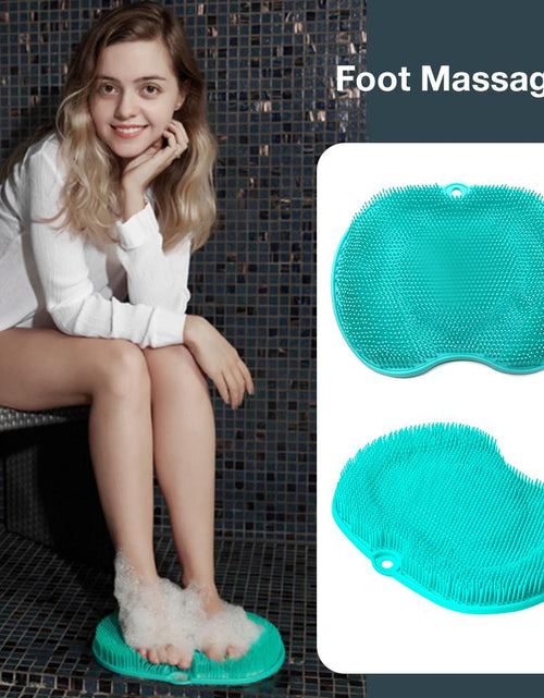 Load image into Gallery viewer, Pregnant Women Without Bend Over Shower Foot Massager Scrubber Cleaner Washing Massage Tools Pad Mat Elderly Feet Cleaning Brush
