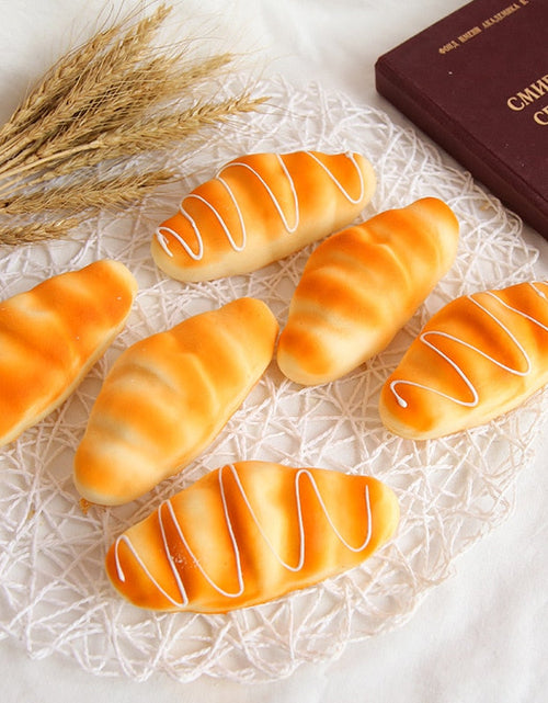 Load image into Gallery viewer, Squishy Food Creative Simulation Bread Toast Donuts Slow Rising Squeeze Stress Relief Toys Spoof Tease People Desktop Decoration
