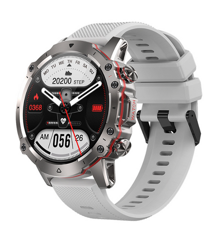 AK56 smartwatch high definition Bluetooth voice call outdoor three prevention heart rate and blood pressure monitoring