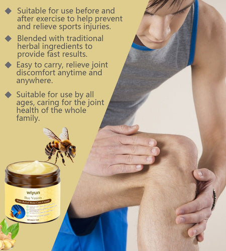 Wiyun Bee Venom Joint Care Cream Gentle And Soothing Wrist Knee Massage Body Topical Daily Care Cream
