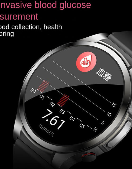 Load image into Gallery viewer, Blood glucose measurement electrocardiogram blood pressure heart rate body temperature exercise communication smart watch
