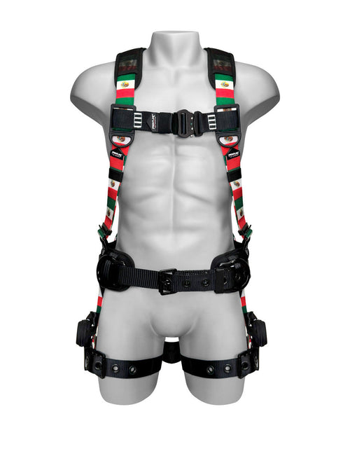Load image into Gallery viewer, Frontline 110CTB-ML-MX Combat™ Mexican Style Full Body Harness with Aluminum Hardware and Suspension Trauma Straps
