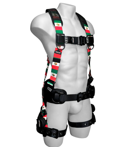 Frontline 110CTB-ML-MX Combat™ Mexican Style Full Body Harness with Aluminum Hardware and Suspension Trauma Straps