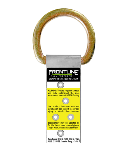 Frontline ROSU01SS Stainless Steel Permanent Use Roof Anchor