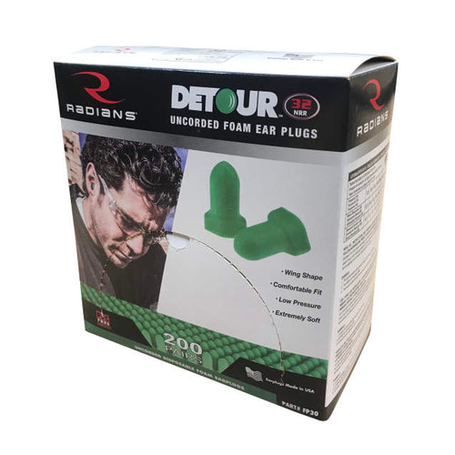 Load image into Gallery viewer, Detour Winged Foam Plug 32 Uncorded - 200/pair
