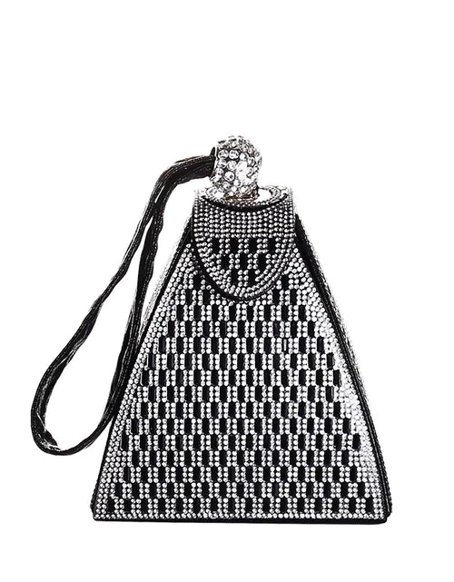 Load image into Gallery viewer, Luxury Diamond Clutch Bag for Women - Evening Purse
