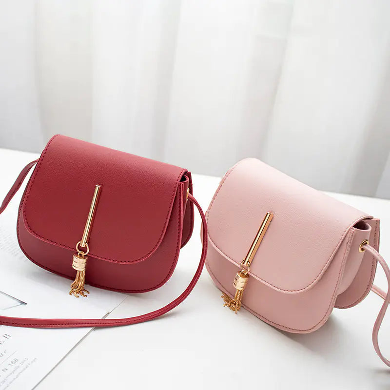 Fringe Crossbody Phone Bag and Round Purse