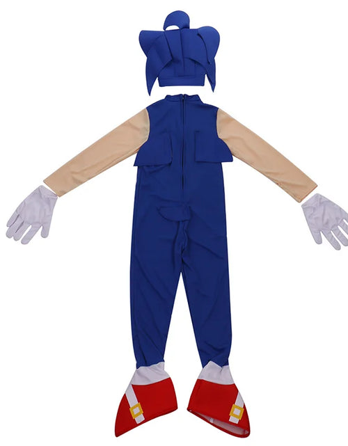 Load image into Gallery viewer, Deluxe Sonic The Hedgehog Costume Children Game Character Cosplay Halloween Costume For Kids
