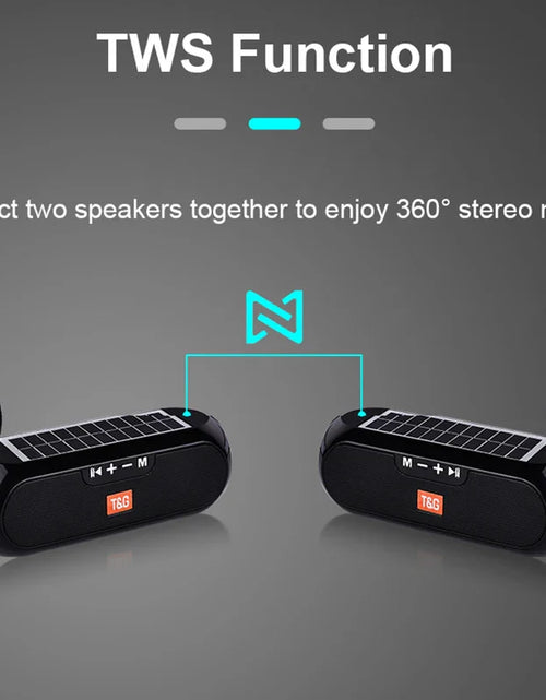 Load image into Gallery viewer, Solar charging Bluetooth Speaker
