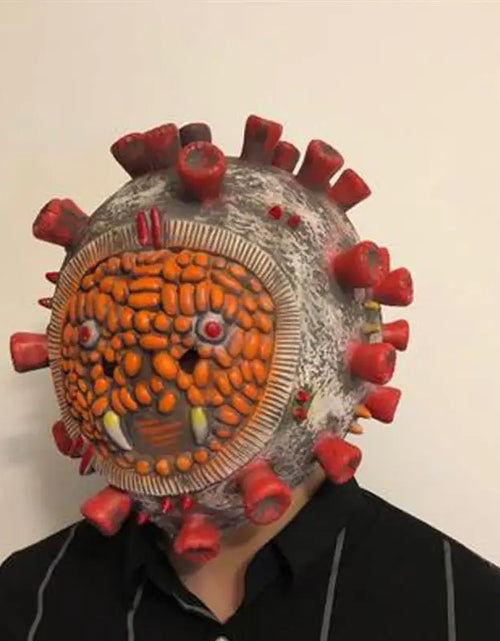 Load image into Gallery viewer, 34*32cm Virus Mask Scary Props Halloween Party Props Adult Horror Ghost Helmet Latex Mask Fancy Ball Halloween Masks Carnival
