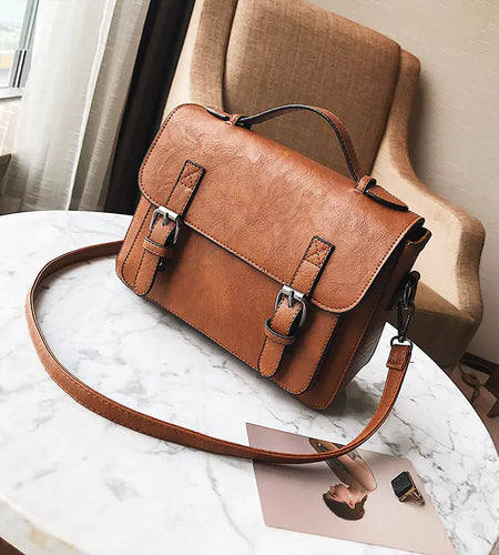 Messenger Bag, Commuter Bag, Small Square Bag