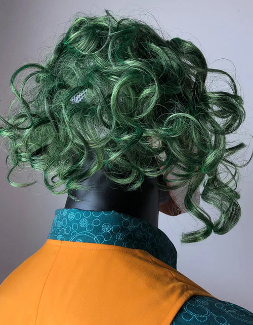 Load image into Gallery viewer, Joker Mask Cosplay Latex Masks With Green Hair Wig Scary Halloween Party Costume Props
