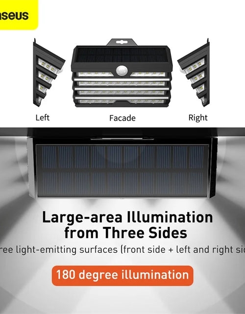 Load image into Gallery viewer, Baseus LED Solar Light Outdoor Solar Garden Lights Motion Sensor Wall Lamp Waterproof Solar Powered Garden Landscape Lawn Lamp
