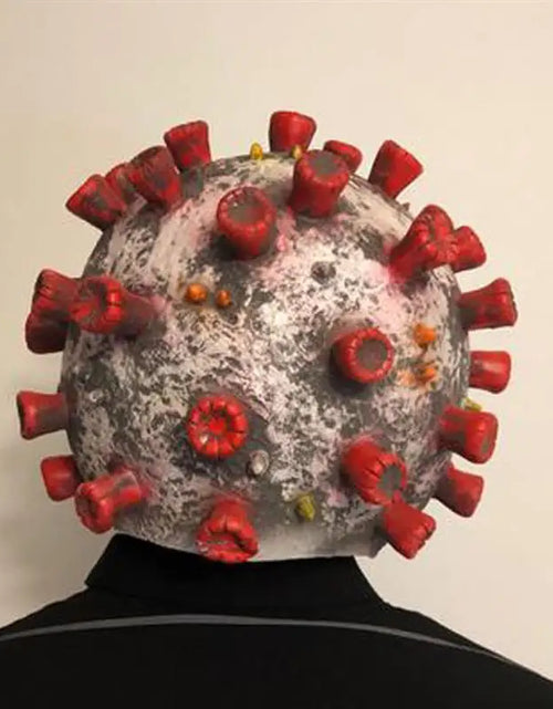 Load image into Gallery viewer, 34*32cm Virus Mask Scary Props Halloween Party Props Adult Horror Ghost Helmet Latex Mask Fancy Ball Halloween Masks Carnival
