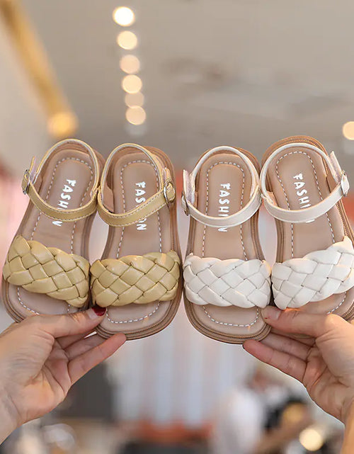 Load image into Gallery viewer, Summer New Girls' Fashion Woven Sandals

