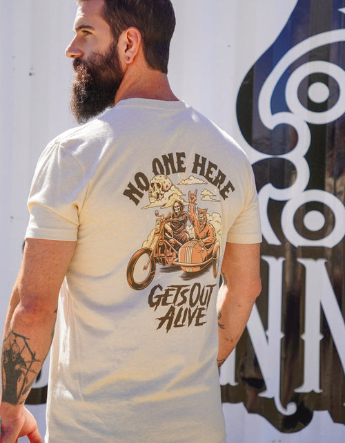 Load image into Gallery viewer, No one here gets out alive T-shirt
