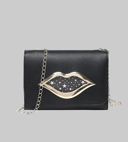 Lips Phone Bag with Chain Strap Crossbody Purse