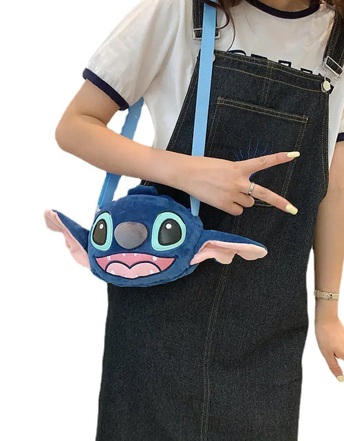 Load image into Gallery viewer, Stitch Plush Shoulder Bag - Korean Style Crossbody Bag
